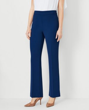 The Petite Side Zip Trouser in Fluid Crepe