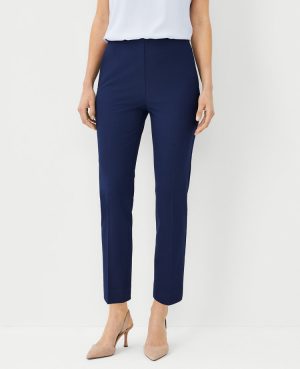 The Side Zip Ankle Pant in Bi-Stretch – Curvy Fit