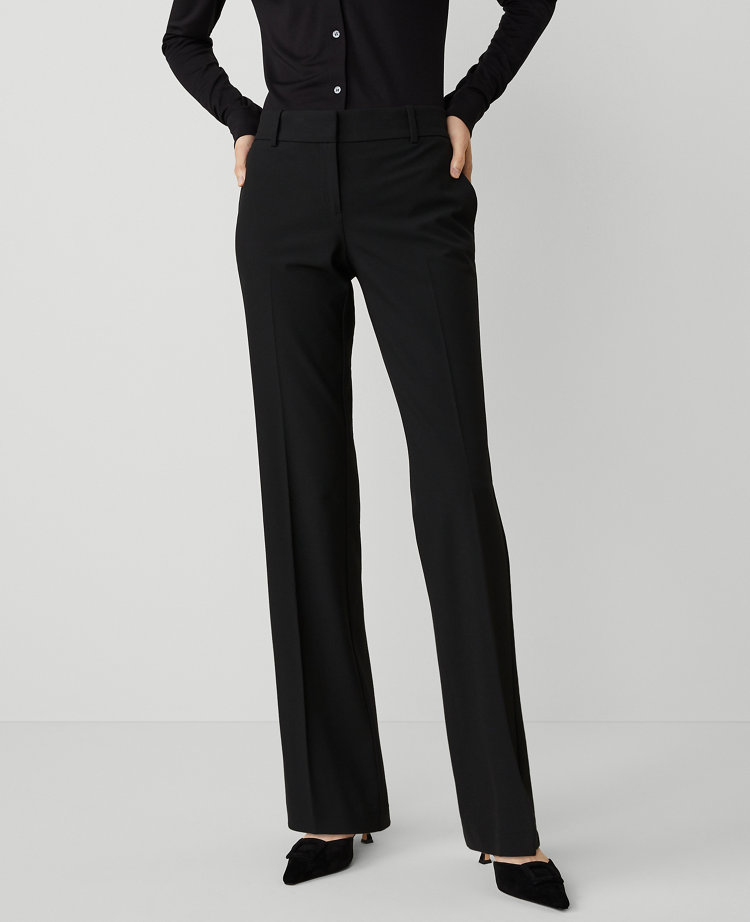 The Petite Mid Rise Trouser in Seasonless Stretch