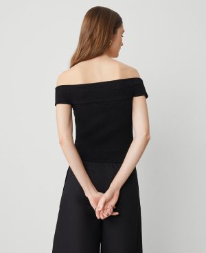 Smocked Off-The-Shoulder Top