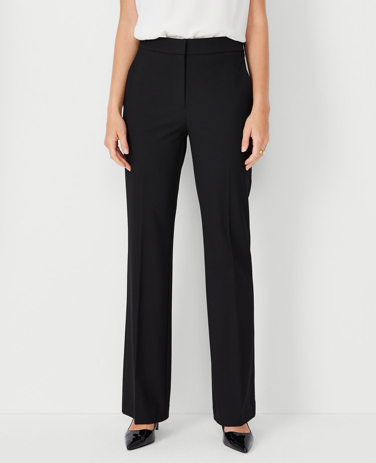 The Petite High Rise Trouser in Seasonless Stretch - Curvy Fit