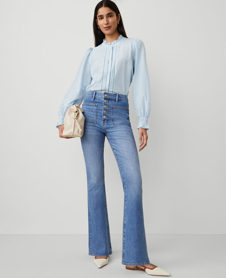 The Patch Pocket Flare Jean