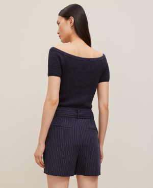 The Belted Short in Linen Blend