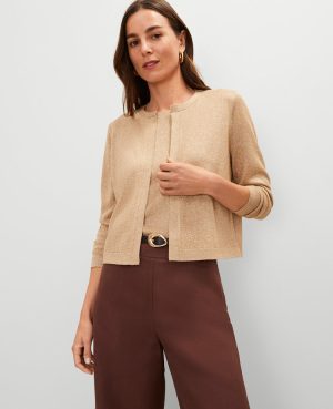 Shimmer Open Cardigan