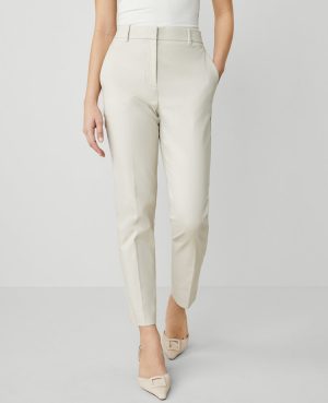 The Tall High Rise Everyday Ankle Pant in Stretch Cotton
