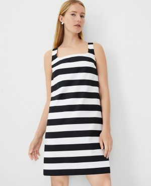 Tall Square Neck Sleeveless Shift Dress