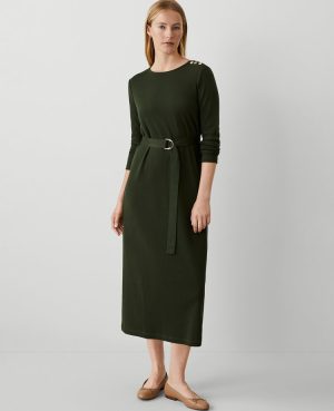 Petite Column Midi Dress