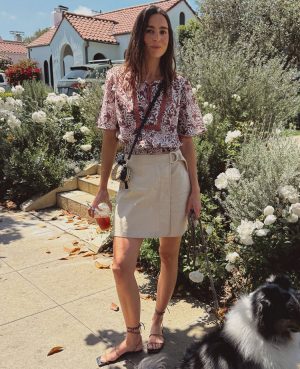 Weekend Collection Curved Hem Skort