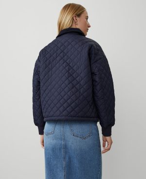 Petite Weekend Collection Quilted Bomber Jacket