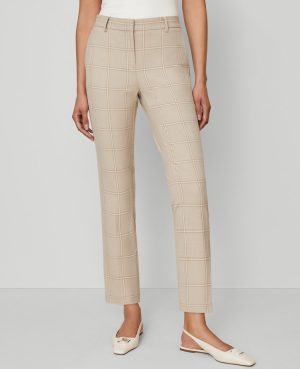 The Tall Eva Ankle Pant in Plaid