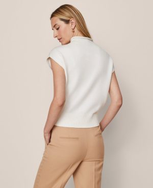 Roll Neck Sweater Vest