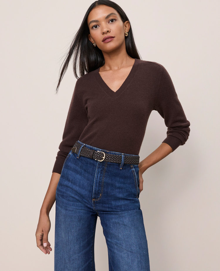 Cashmere V-Neck Sweater