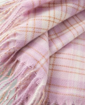 Plaid Fringe Scarf