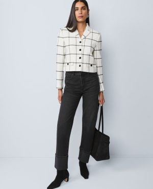 The Military Blazer Jacket in Windowpane