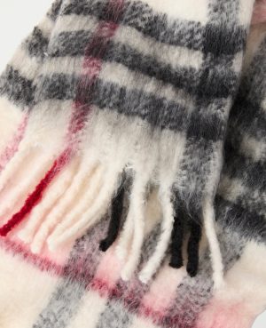 Weekend Collection Plaid Fringe Scarf