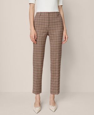 The Eva Ankle Pant in Houndstooth