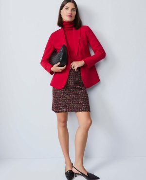 Tweed A-Line Skirt