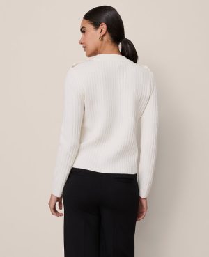 Ribbed Pocket Sweater