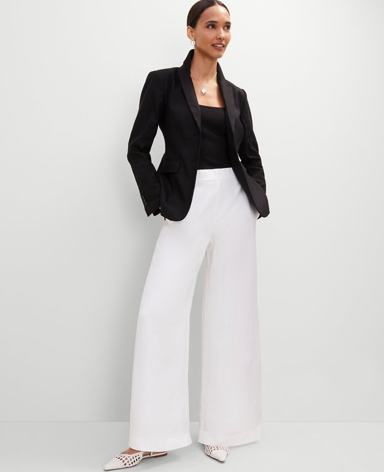 The Tall Palazzo Pant in Linen Blend
