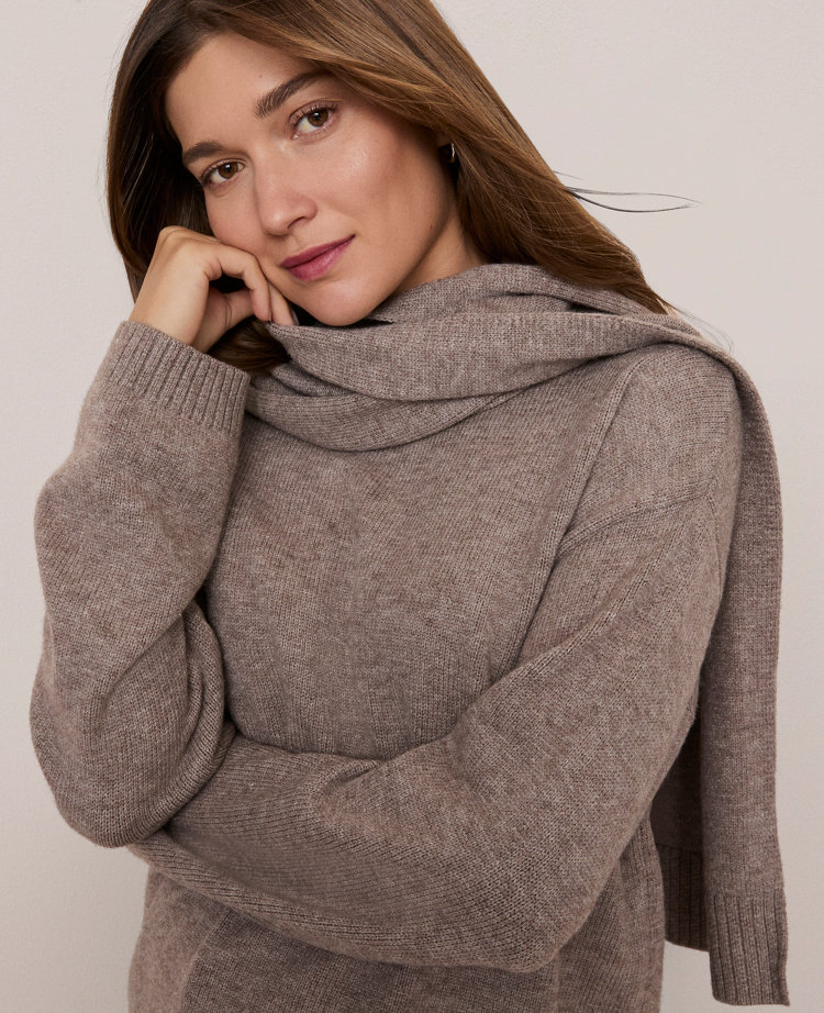 Weekend Collection Scarf Sweater