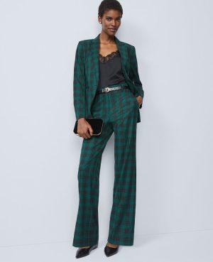 The Straight Trouser in Plaid