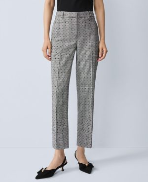 The Petite Eva Ankle Pant in Plaid