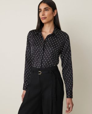 Petite Dotted Essential Shirt