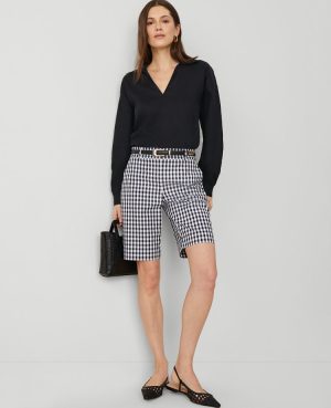 The Petite Boardwalk Short in Plaid