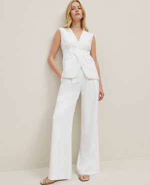 The Tall Wide-Leg Pant in Crinkle Crepe