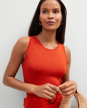 Petite Crew Neck Shell