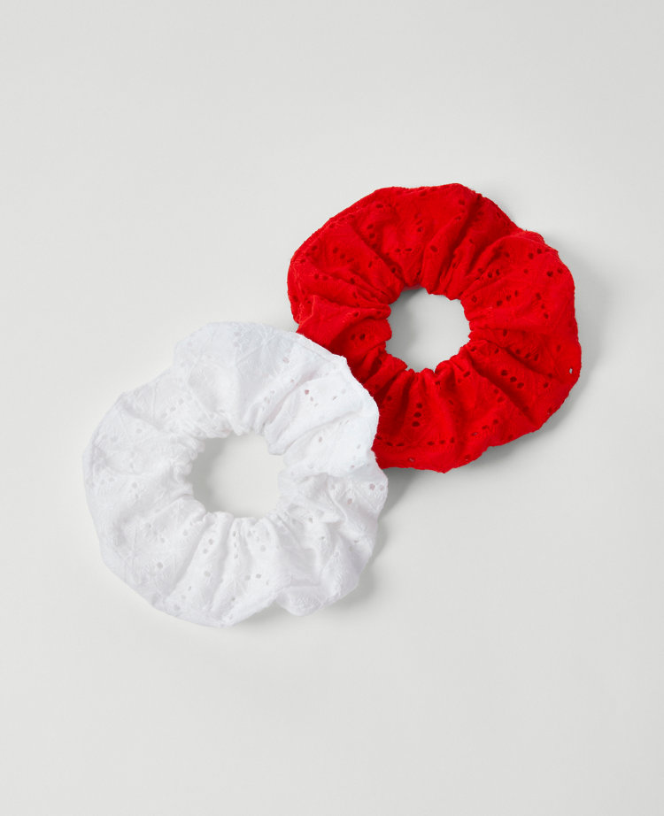 Eyelet Scrunchie Set