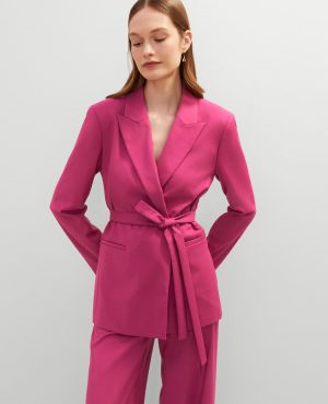 The Petite Belted Blazer
