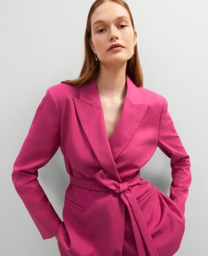 The Petite Belted Blazer