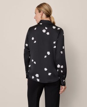 Floral Satin Essential Shirt