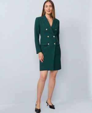 Double Breasted Blazer Dress