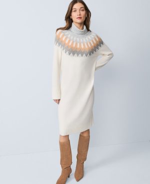 Weekend Collection Fair Isle Sweater Midi Dress