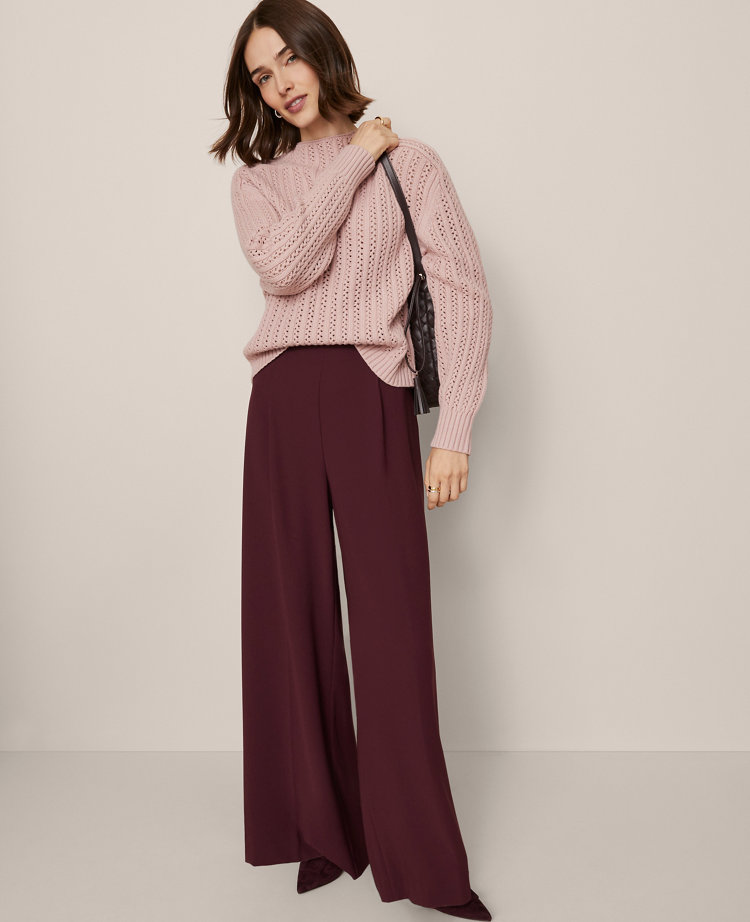 The Dramatic Wide-Leg Crepe Pant