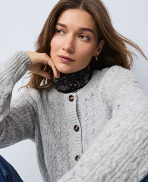 Weekend Collection Pointelle Cardigan