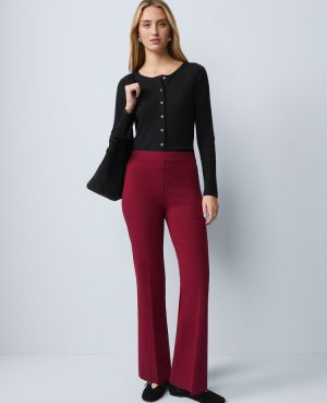 Petite Weekend Collection Ponte Flare Pant