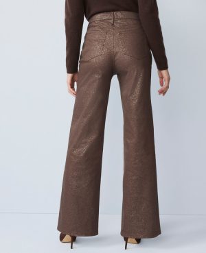 The Petite Shimmer Wide-Leg Jean