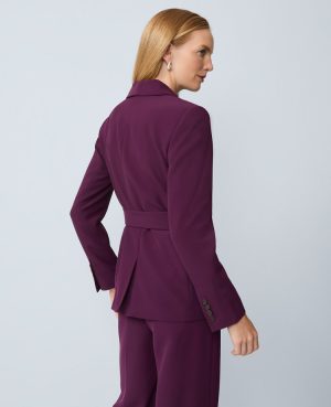 The Belted Shawl Collar Blazer