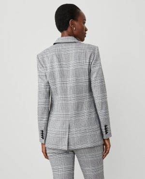 The Petite Crosby Blazer in Plaid