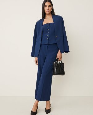 The Strapless Vest in Fluid Crepe