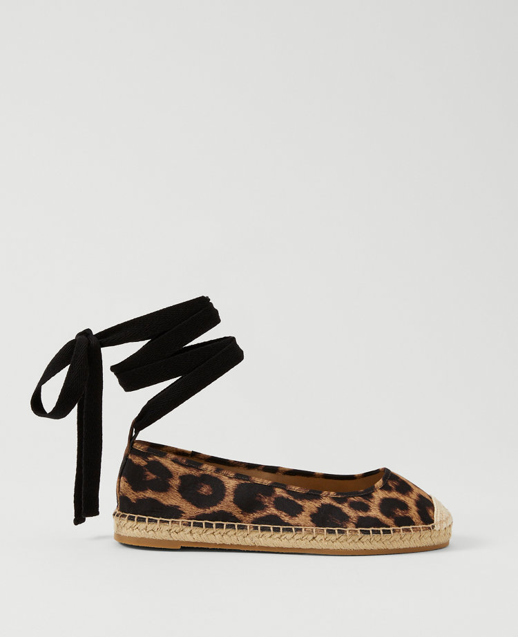 Lace-Up Espadrille Flat