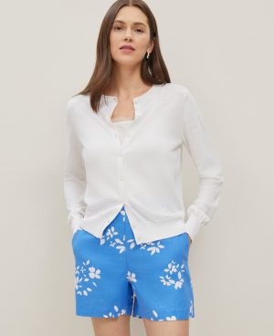 Linen Blend Ann Cardigan