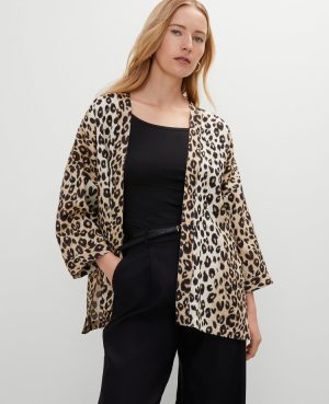 Animal Print Kimono