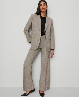 The Flare Trouser in Plaid