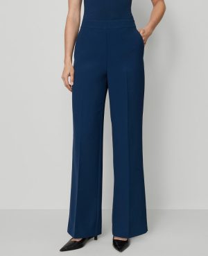 The Wide-Leg Pant in Fluid Crepe