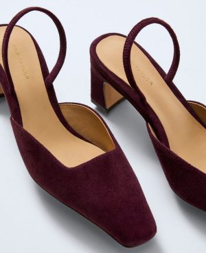 Suede Slingback Pump