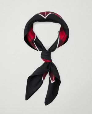 Weekend Collection Plaid Little Silk Scarf